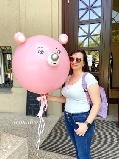 Balon Miś PINK